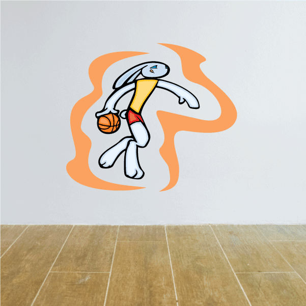 Image of Basketball Wall Decal - Vinyl Sticker - Car Sticker - Die Cut Sticker - CDScolor147