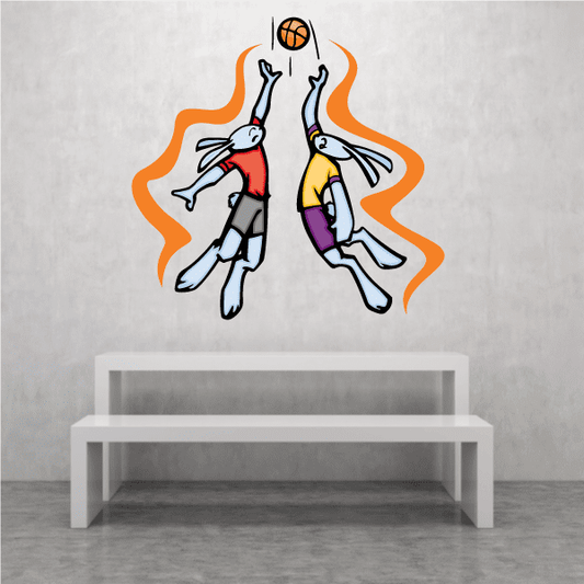 Image of Basketball Wall Decal - Vinyl Sticker - Car Sticker - Die Cut Sticker - CDScolor151
