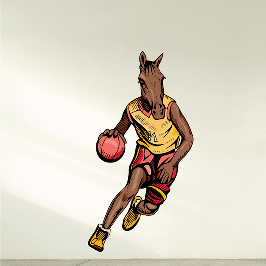 Image of Basketball Wall Decal - Vinyl Sticker - Car Sticker - Die Cut Sticker - CDScolor152