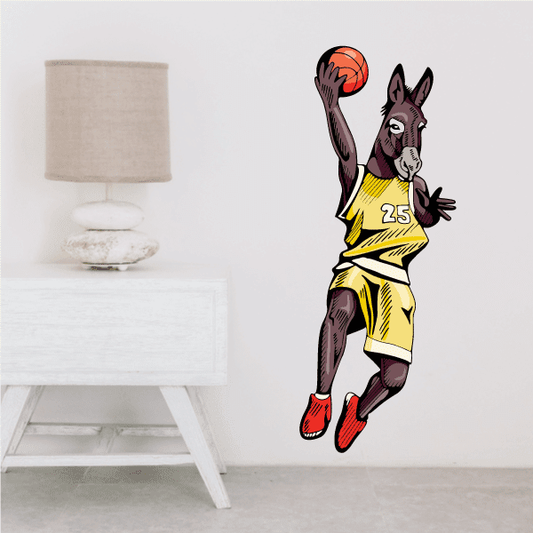Image of Basketball Wall Decal - Vinyl Sticker - Car Sticker - Die Cut Sticker - CDScolor155