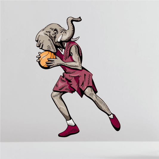 Image of Basketball Wall Decal - Vinyl Sticker - Car Sticker - Die Cut Sticker - CDScolor160