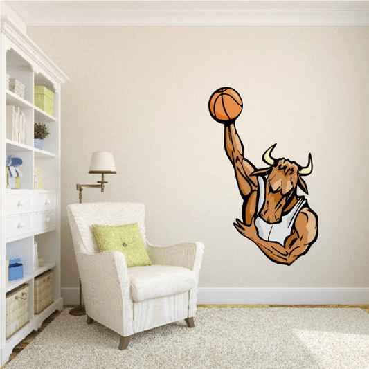 Image of Basketball Wall Decal - Vinyl Sticker - Car Sticker - Die Cut Sticker - CDScolor167