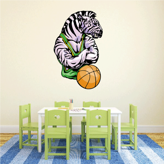 Image of Basketball Wall Decal - Vinyl Sticker - Car Sticker - Die Cut Sticker - CDScolor175