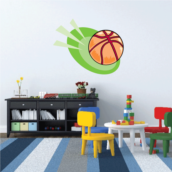 Image of Basketball Wall Decal - Vinyl Sticker - Car Sticker - Die Cut Sticker - CDScolor177