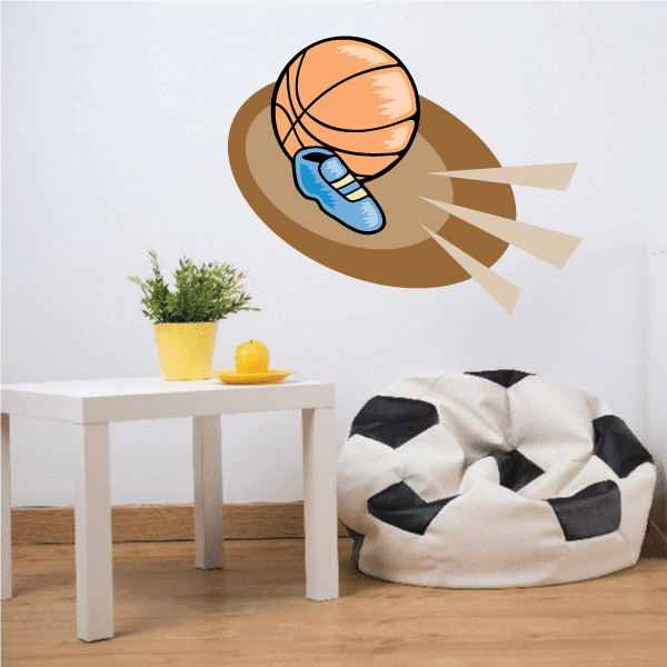 Image of Basketball Wall Decal - Vinyl Sticker - Car Sticker - Die Cut Sticker - CDScolor180