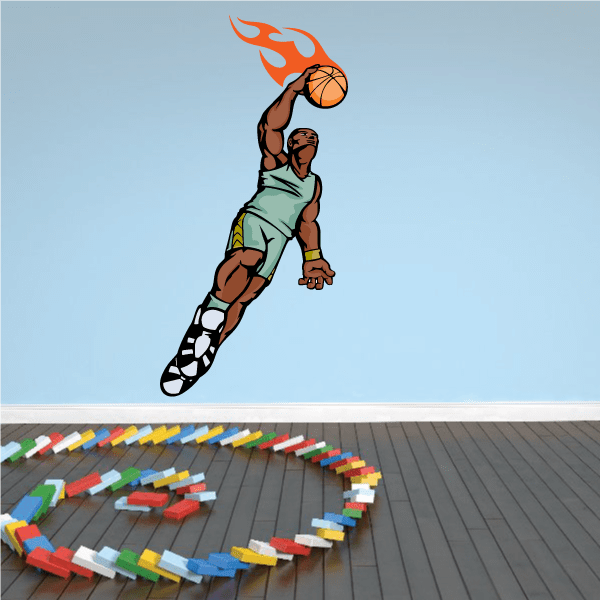 Image of Basketball Wall Decal - Vinyl Sticker - Car Sticker - Die Cut Sticker - CDScolor182
