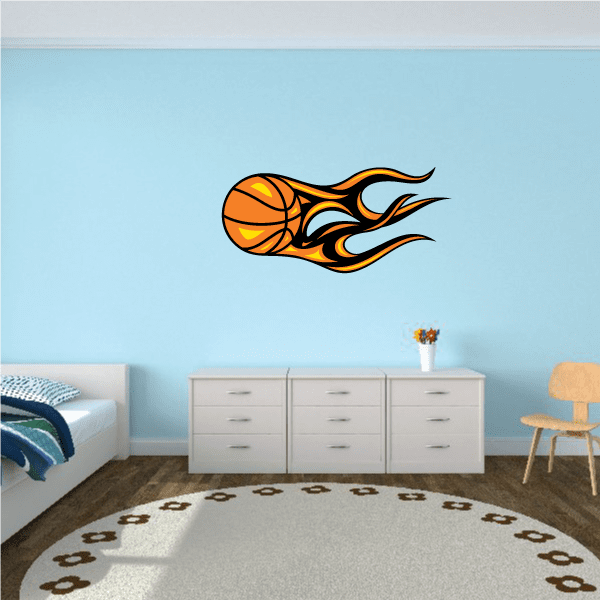 Image of Basketball Wall Decal - Vinyl Sticker - Car Sticker - Die Cut Sticker - CDScolor189