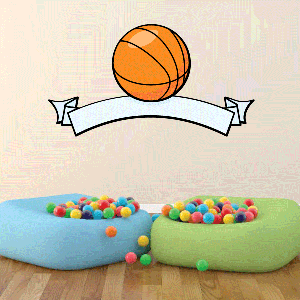 Image of Basketball Wall Decal - Vinyl Sticker - Car Sticker - Die Cut Sticker - CDScolor193