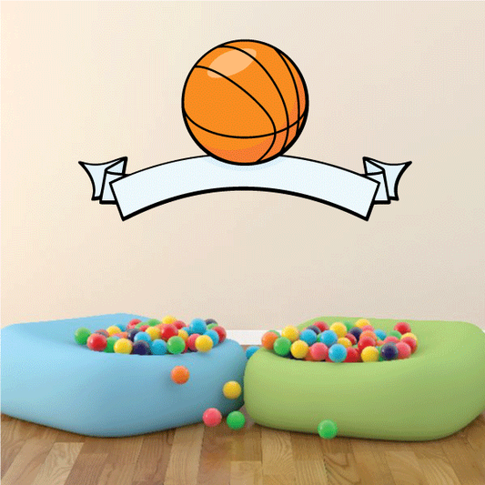 Image of Basketball Wall Decal - Vinyl Sticker - Car Sticker - Die Cut Sticker - CDScolor193