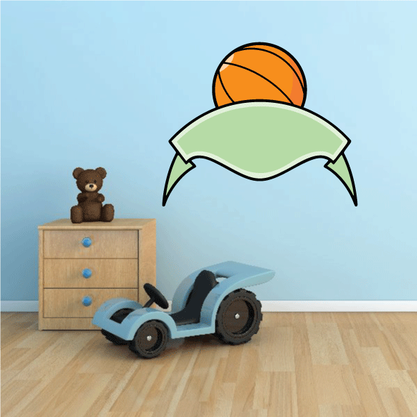 Image of Basketball Wall Decal - Vinyl Sticker - Car Sticker - Die Cut Sticker - CDScolor195