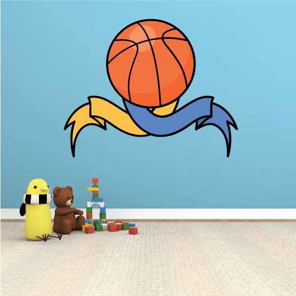 Image of Basketball Wall Decal - Vinyl Sticker - Car Sticker - Die Cut Sticker - CDScolor196