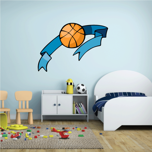 Image of Basketball Wall Decal - Vinyl Sticker - Car Sticker - Die Cut Sticker - CDScolor201