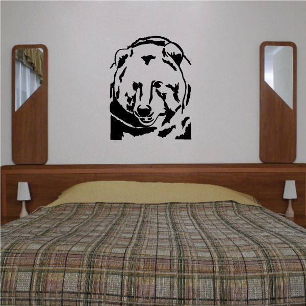 Image of Bear Head Decal
