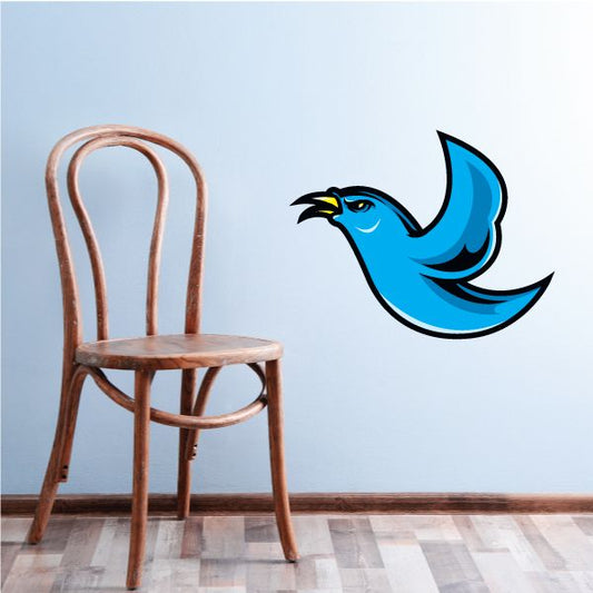 Image of Bird Mascot Wall Decal - Vinyl Car Sticker - Uscolor019