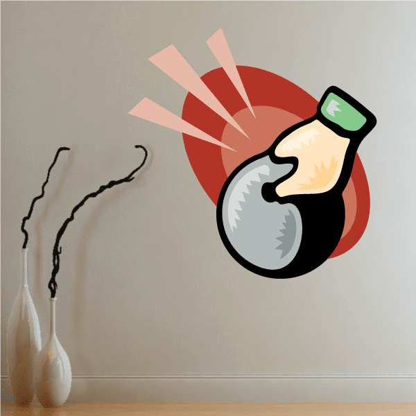 Image of Action Color Bowling Strike Sticker