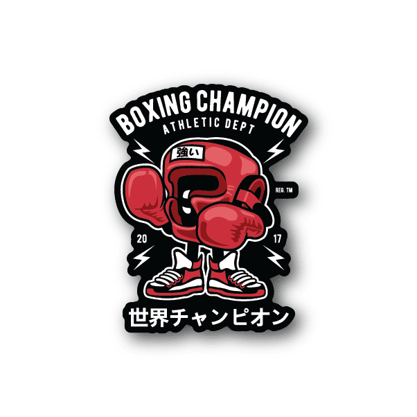 Image of Boxing Champion Sticker