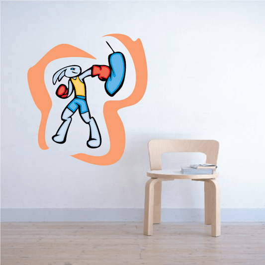 Image of Boxing Wall Decal - Vinyl Sticker - Car Sticker - Die Cut Sticker - CDSCOLOR0002