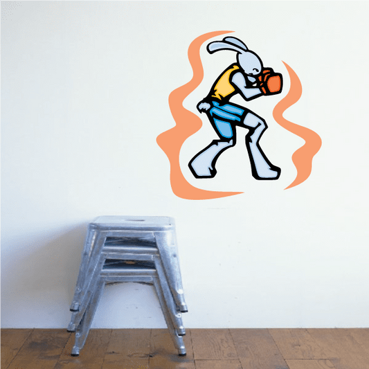 Image of Boxing Wall Decal - Vinyl Sticker - Car Sticker - Die Cut Sticker - CDSCOLOR0004