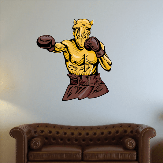 Image of Boxing Wall Decal - Vinyl Sticker - Car Sticker - Die Cut Sticker - CDSCOLOR0011