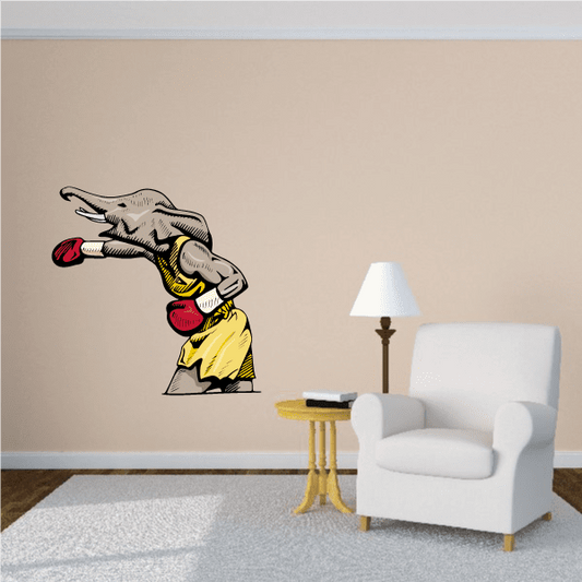 Image of Boxing Wall Decal - Vinyl Sticker - Car Sticker - Die Cut Sticker - CDSCOLOR0012