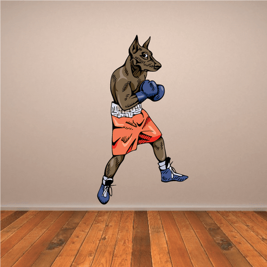 Image of Boxing Wall Decal - Vinyl Sticker - Car Sticker - Die Cut Sticker - CDSCOLOR0015