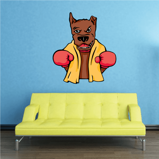 Image of Boxing Wall Decal - Vinyl Sticker - Car Sticker - Die Cut Sticker - CDSCOLOR0021