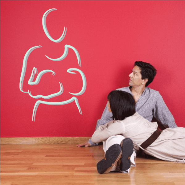 Image of Boxing Wall Decal - Vinyl Sticker - Car Sticker - Die Cut Sticker - CDSCOLOR0041