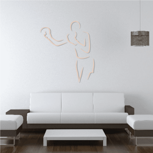 Image of Boxing Wall Decal - Vinyl Sticker - Car Sticker - Die Cut Sticker - CDSCOLOR0044