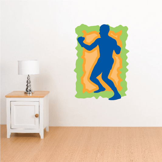 Image of Boxing Wall Decal - Vinyl Sticker - Car Sticker - Die Cut Sticker - CDSCOLOR0065