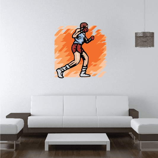 Image of Boxing Wall Decal - Vinyl Sticker - Car Sticker - Die Cut Sticker - SMcolor003