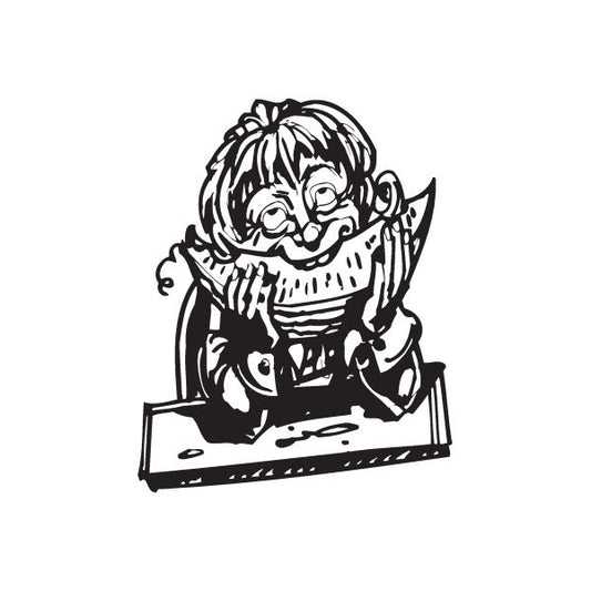 Image of Boy Eating Watermelon Decal