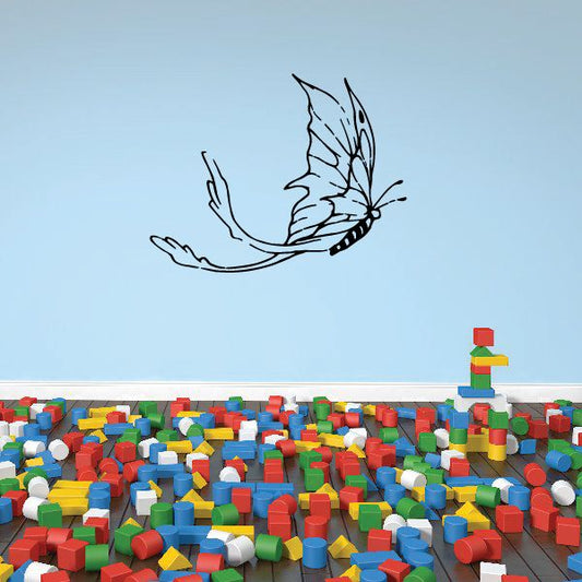Image of Butterfly Wall Decal - Vinyl Decal - Car Decal - CF358