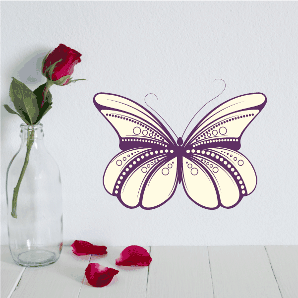Image of Butterfly Wall Decal - Vinyl Decal - Car Decal - Idcolor019