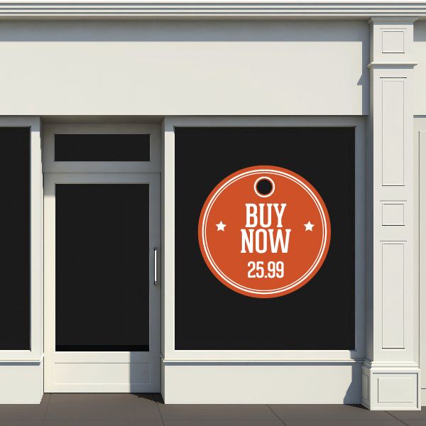 Image of Buy Now $25.99 Retail Discount Sign Wall Decal - Vinyl Decal - Car Decal - Idcolor052