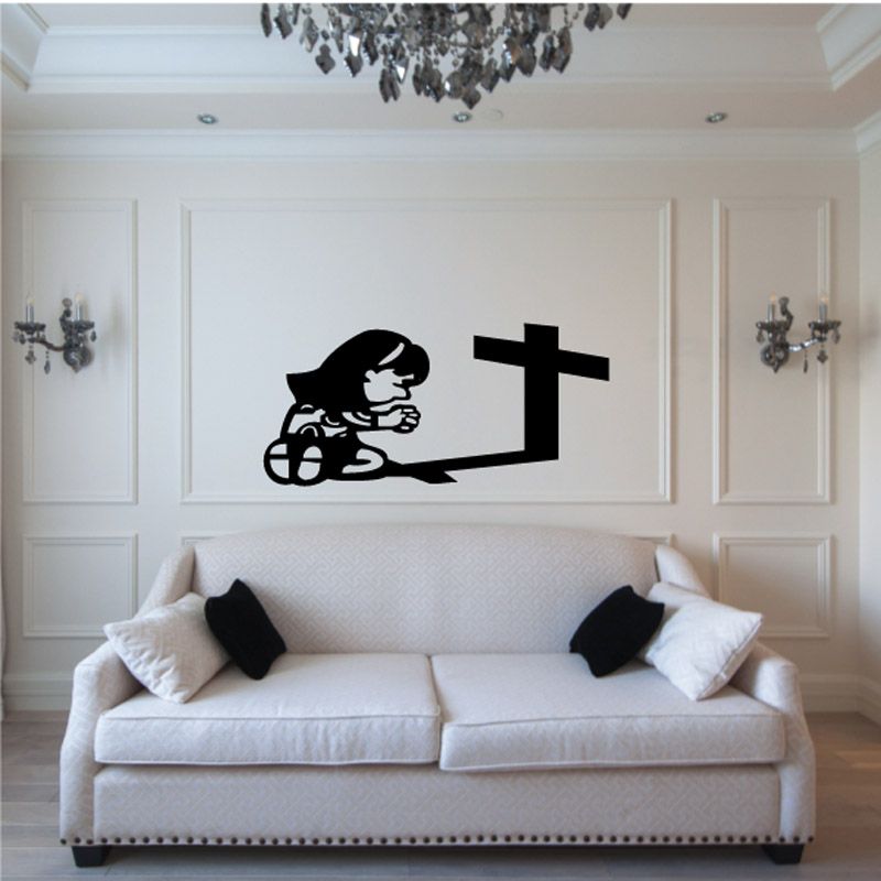 Image of Calvin Girl Praying Decal