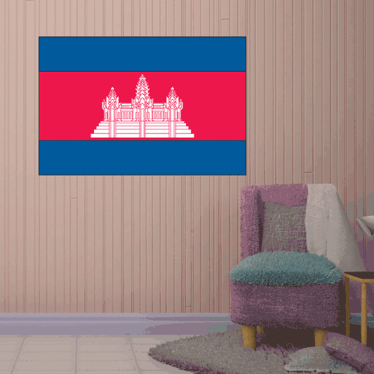 Image of Cambodia Flag Sticker