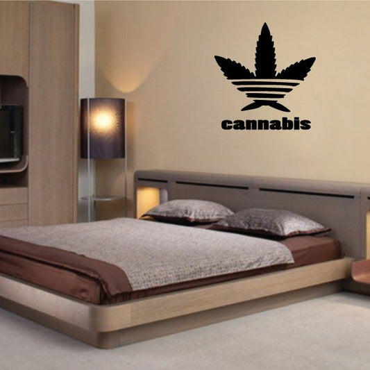 Image of Cannabis Leaf Decal