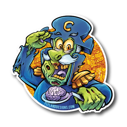 Cap'n Dead Brain Vinyl Sticker