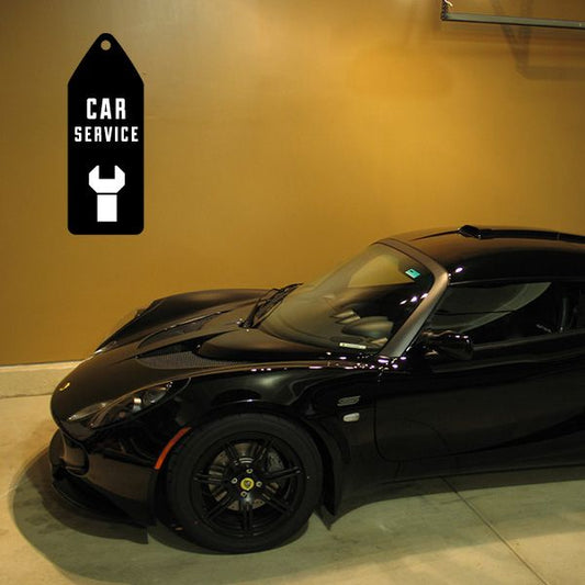 Image of Car Service Tag Sticker