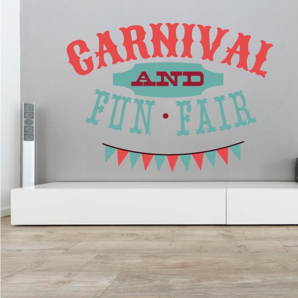 Image of Carnival And Fun Fair Wall Decal - Vinyl Decal - Car Decal - Idcolor003