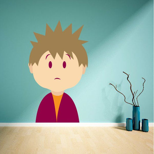 Image of Cartoon Men Wall Decal - Vinyl Sticker - Car Sticker - IDCOLOR004