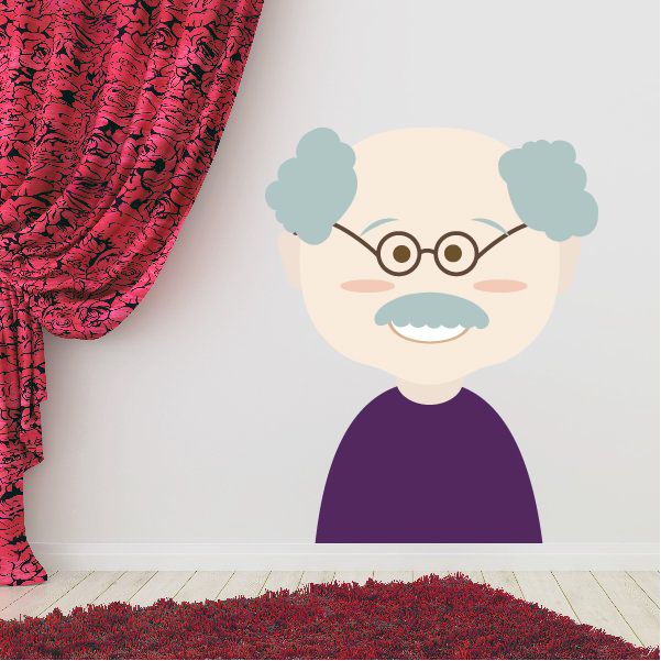 Image of Cartoon Men Wall Decal - Vinyl Sticker - Car Sticker - IDCOLOR009