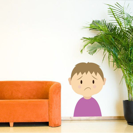 Image of Cartoon Men Wall Decal - Vinyl Sticker - Car Sticker - IDCOLOR010