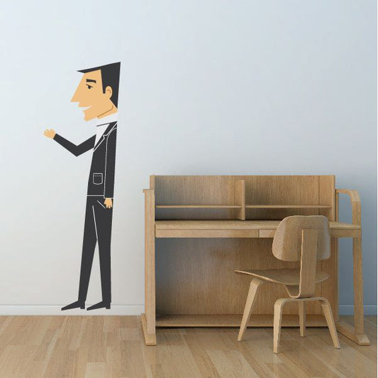 Image of Cartoon Men Wall Decal - Vinyl Sticker - Car Sticker - IDCOLOR025