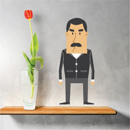 Image of Cartoon Men Wall Decal - Vinyl Sticker - Car Sticker - IDCOLOR028