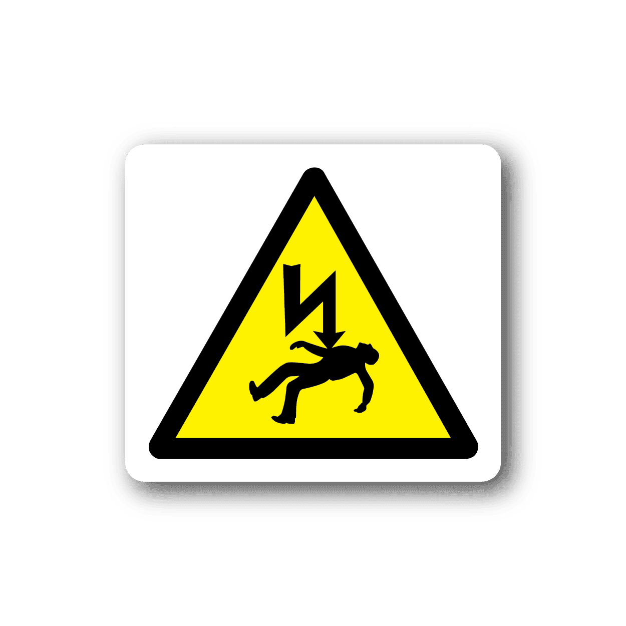 Image of Caution Electrical Death Sticker