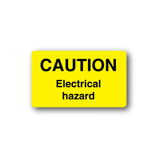 Image of Caution Electrical Hazard Sticker
