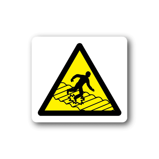 Image of Caution Fragile Panels Sticker