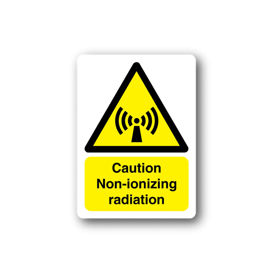 Image of Caution Non-Ionizing Radiation Sticker