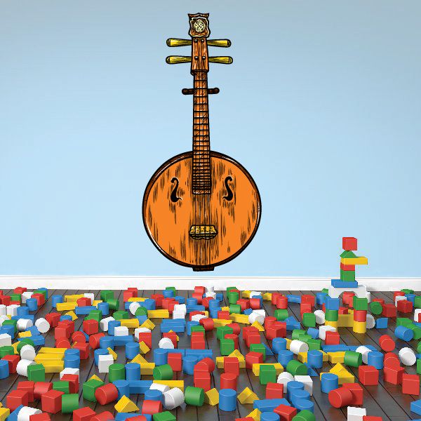 Image of Chinese Colored Zhong Ruan Sticker